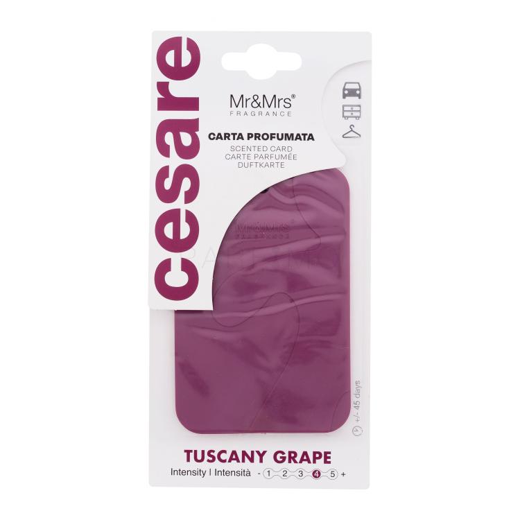 Mr&amp;Mrs Fragrance Cesare Scented Card Tuscany Grape Parfumuri de mașină 1 buc