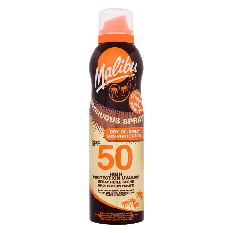 Malibu Continuous Spray Dry Oil SPF50 Pentru corp 175 ml