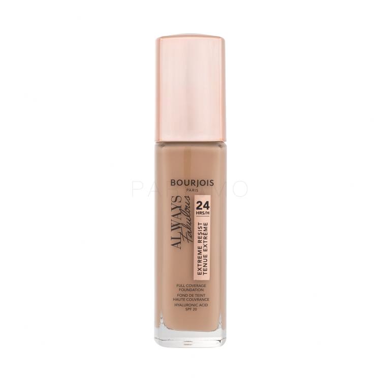 BOURJOIS Paris Always Fabulous 24H SPF20 Fond de ten pentru femei 30 ml Nuanţă 405 Rose Honey