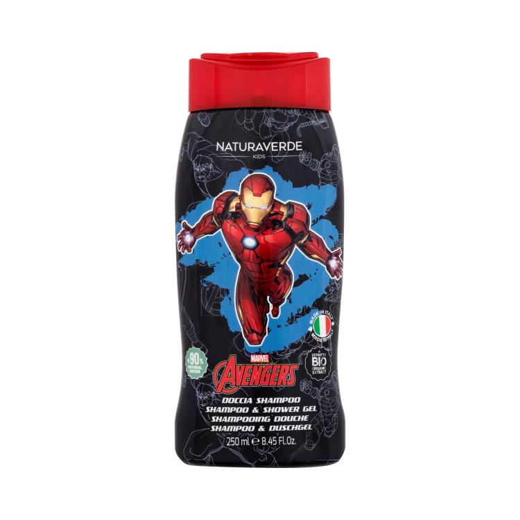 Naturaverde Avengers Shampoo &amp; Shower Gel Șampon pentru copii 250 ml