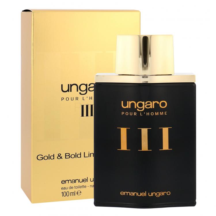 Emanuel Ungaro Ungaro Pour L´Homme III Gold &amp; Bold Limited Edition Apă de toaletă pentru bărbați 100 ml