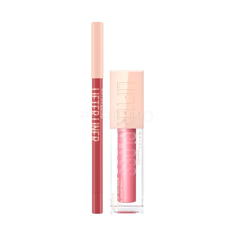 Set Luciu de buze Maybelline Lifter Gloss + Creion de buze Maybelline Lifter Liner