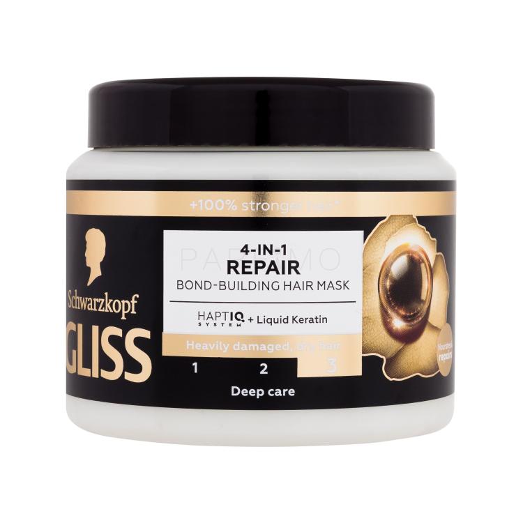 Schwarzkopf Gliss Repair 4-in-1 Hair Mask Mască de păr pentru femei 400 ml