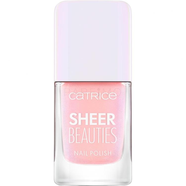 Catrice Sheer Beauties Nail Polish Lac de unghii pentru femei 10,5 ml Nuanţă 090 Bubblegum Bliss