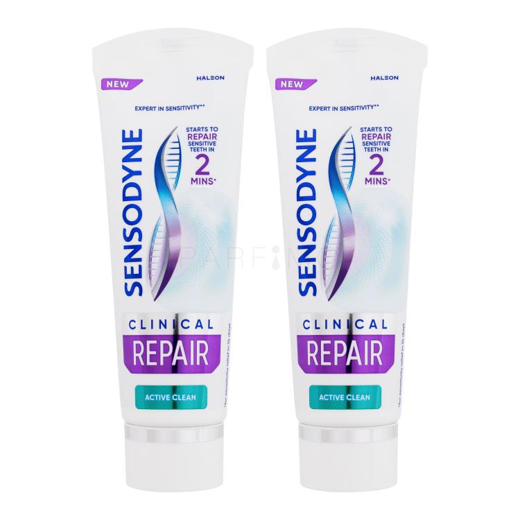 Sensodyne Clinical Repair Active Clean Duo Pastă de dinți Set