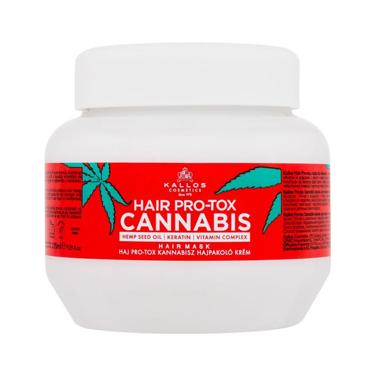 Kallos Cosmetics Hair Pro-Tox Cannabis Mască de păr pentru femei 275 ml