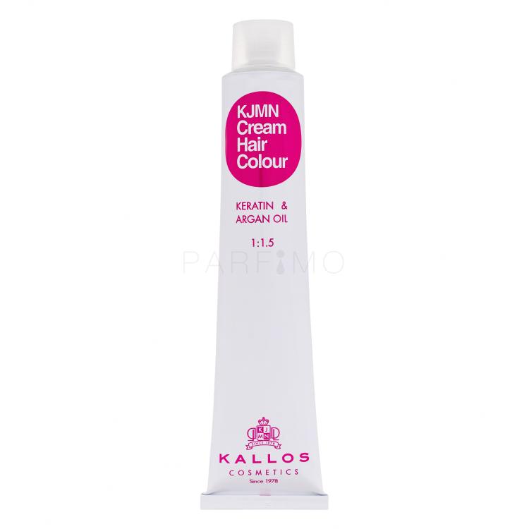 Kallos Cosmetics KJMN Cream Hair Colour Keratin &amp; Argan Oil Vopsea de păr pentru femei 100 ml Nuanţă 4.7 Mocha