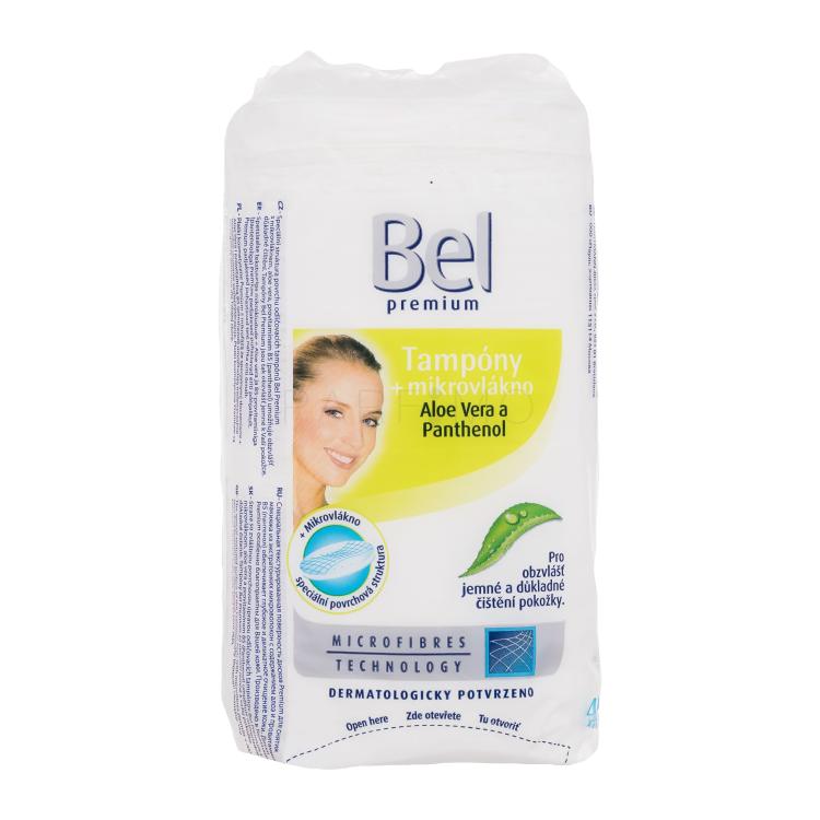 Bel Premium Pads + Microfibres Aloe Vera and Panthenol Dischete demachiante pentru femei Set