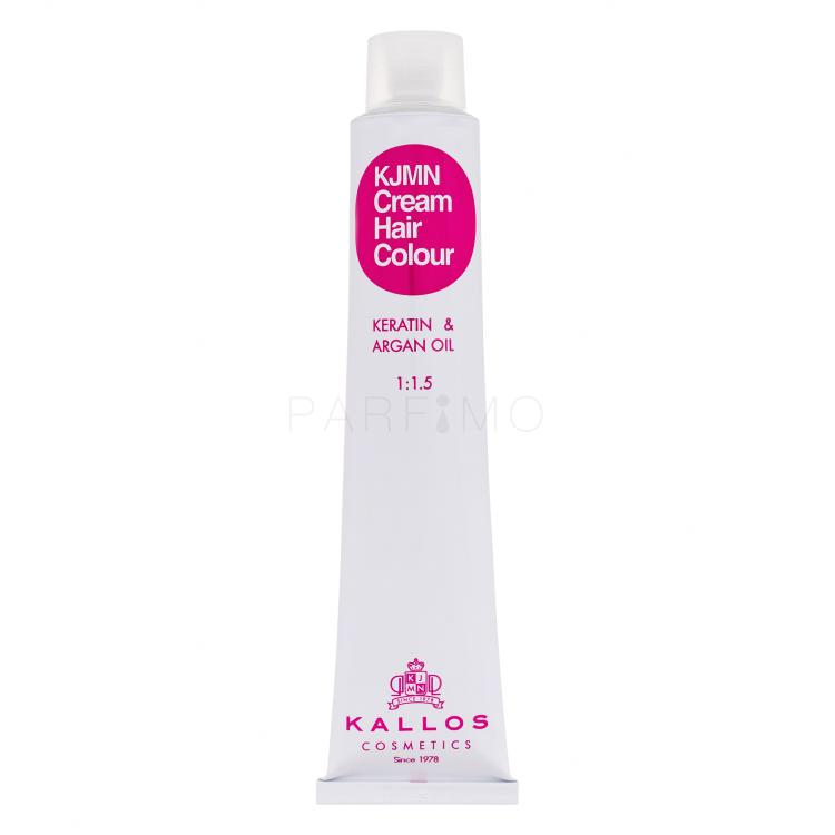 Kallos Cosmetics KJMN Cream Hair Colour Keratin &amp; Argan Oil Vopsea de păr pentru femei 100 ml Nuanţă 7.0 Medium Blond