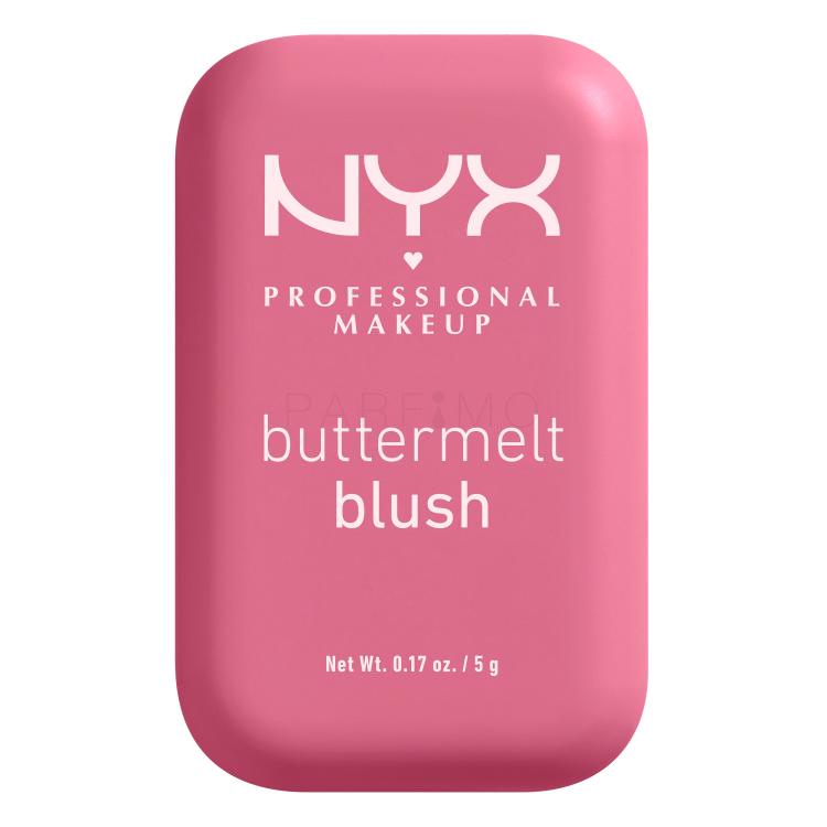 NYX Professional Makeup Buttermelt Blush Fard de obraz pentru femei 5 g Nuanţă 06 For The Butta