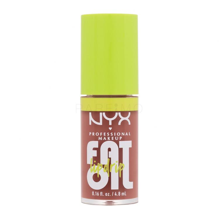 NYX Professional Makeup Fat Oil Lip Drip Ulei de buze pentru femei 4,8 ml Nuanţă 10 Splash Of Cream