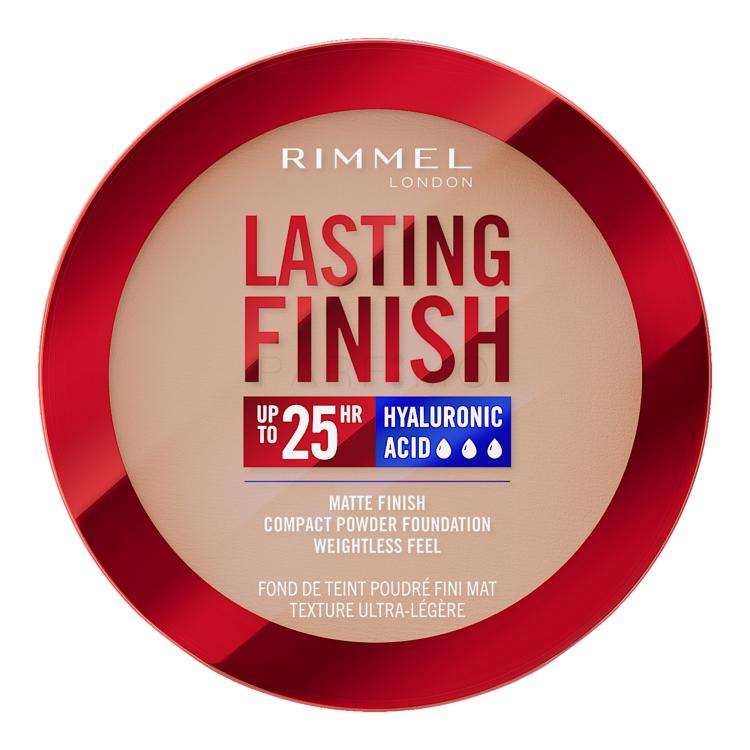 Rimmel London Lasting Finish 25H Compact Powder Foundation SPF20 Fond de ten pentru femei 7 g Nuanţă 005 Ivory