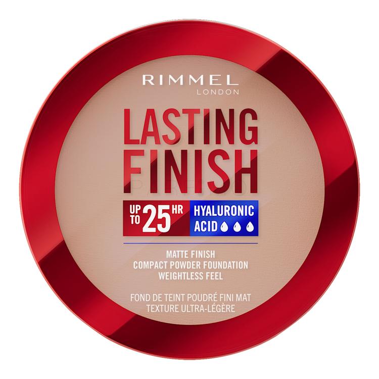 Rimmel London Lasting Finish 25H Compact Powder Foundation SPF20 Fond de ten pentru femei 7 g Nuanţă 006 Rose Vanilla