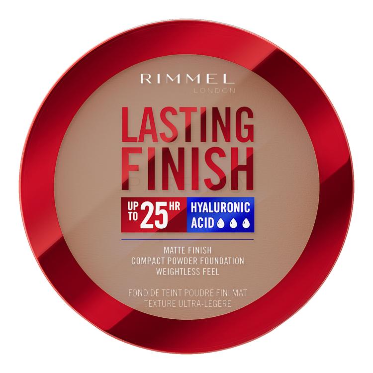 Rimmel London Lasting Finish 25H Compact Powder Foundation SPF20 Fond de ten pentru femei 7 g Nuanţă 011 Caramel