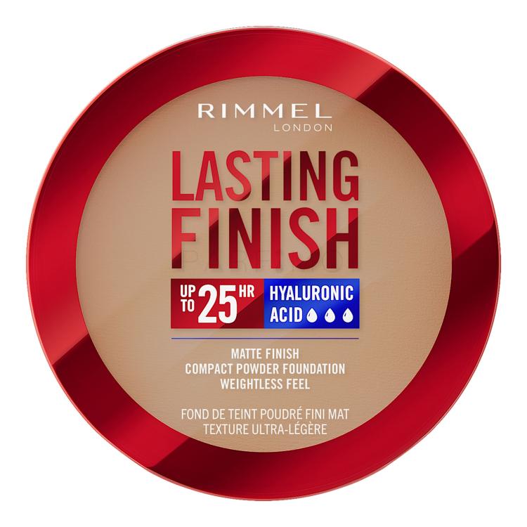 Rimmel London Lasting Finish 25H Compact Powder Foundation SPF20 Fond de ten pentru femei 7 g Nuanţă 008 Soft Beige