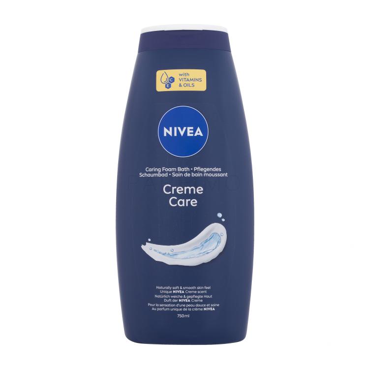 Nivea Creme Care Caring Foam Bath Spumă de baie pentru femei 750 ml