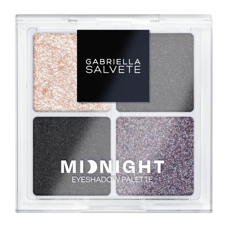 Gabriella Salvete Over The Moon Eyeshadow Palette Fard de pleoape pentru femei 4 g Nuanţă Midnight