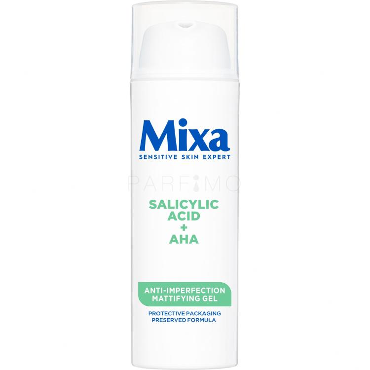 Mixa Salicylic Acid + AHA Anti-Imperfection Mattifying Gel Cremă gel pentru femei 50 ml