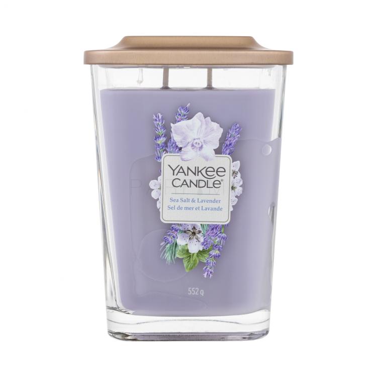 Yankee Candle Elevation Collection Sea Salt &amp; Lavender Lumânări parfumate 552 g Defect de culoare