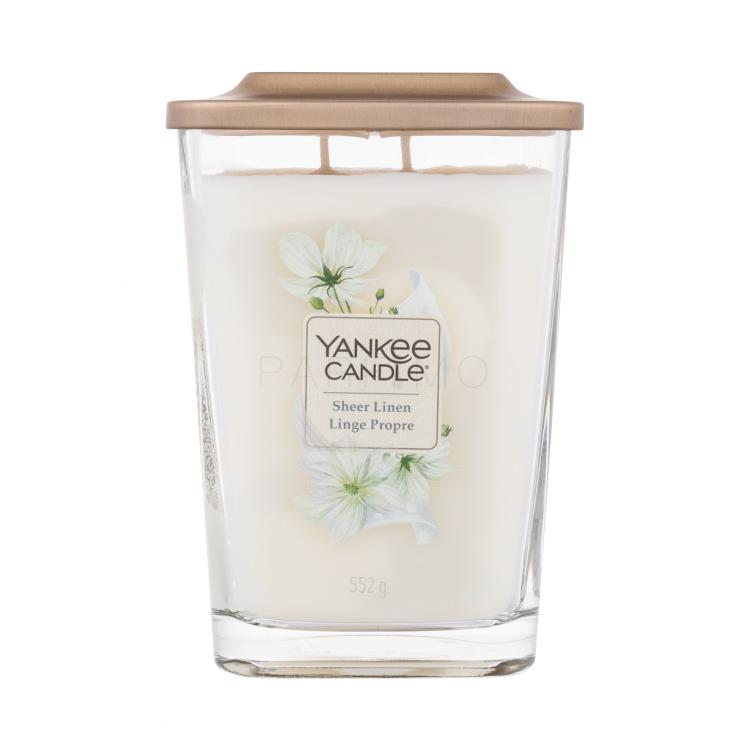 Yankee Candle Elevation Collection Sheer Linen Lumânări parfumate 552 g Defect de culoare