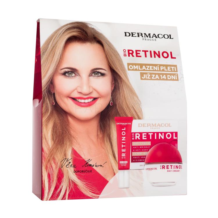 Dermacol Bio Retinol Set cadou Cremă de zi Bio Retinol 50 ml + cremă de ochi Bio Retinol 15 ml