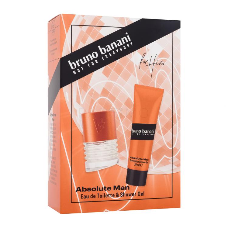 Bruno Banani Absolute Man Set cadou Apă de toaletă 30 ml + gel de duș 50 ml