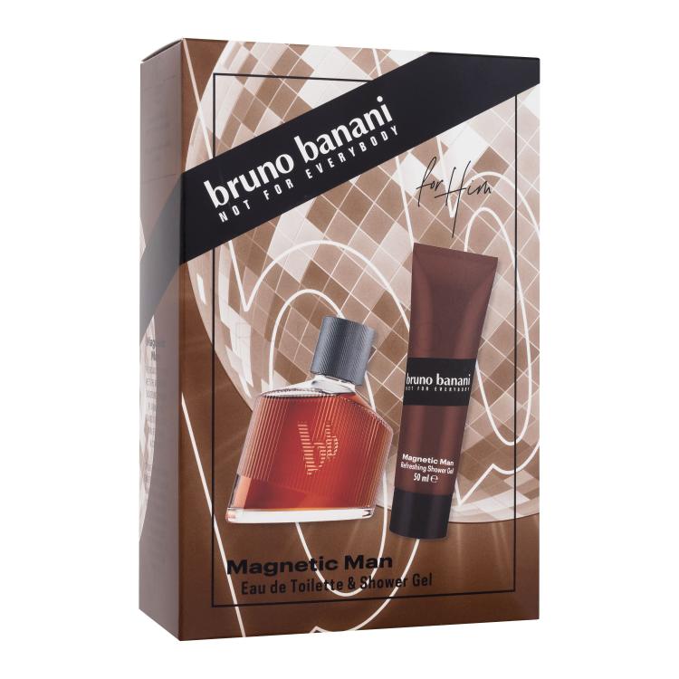 Bruno Banani Magnetic Man Set cadou Apă de toaletă 30 ml + gel de duș 50 ml