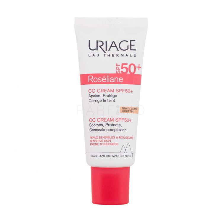 Uriage Roséliane CC Cream SPF50+ Cremă CC pentru femei 40 ml Nuanţă Light Tint