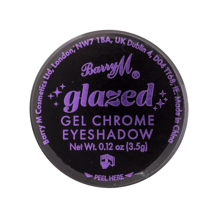 Barry M Glazed Gel Chrome Eyeshadow Fard de pleoape pentru femei 3,5 g Nuanţă So Exclusive