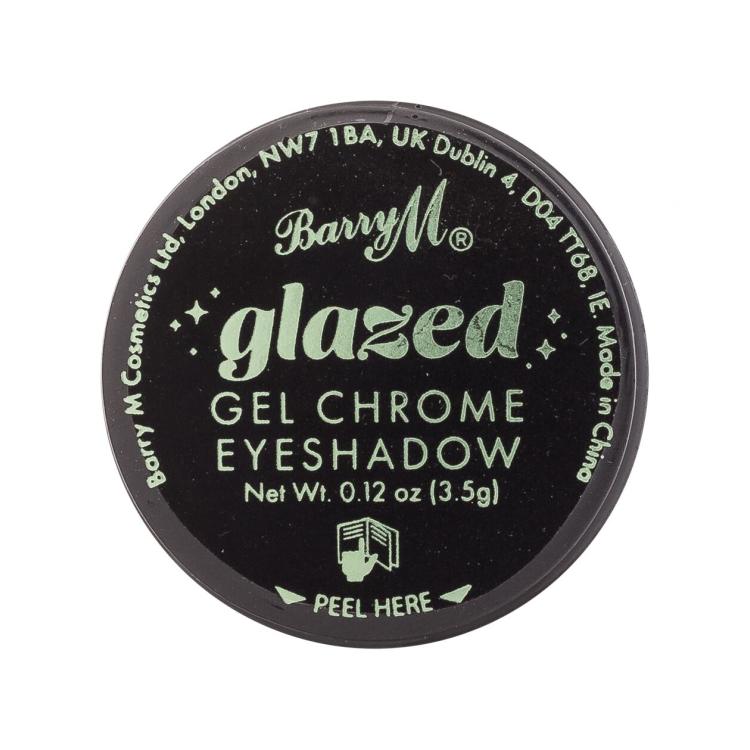 Barry M Glazed Gel Chrome Eyeshadow Fard de pleoape pentru femei 3,5 g Nuanţă So Charming