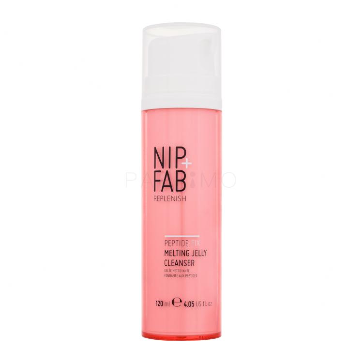 NIP+FAB Replenish Peptide Fix Melting Jelly Cleanser Gel demachiant pentru femei 120 ml