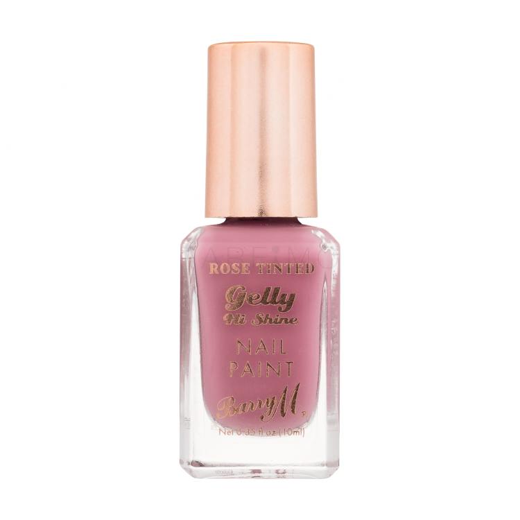 Barry M Gelly Hi Shine Rose Tinted Nail Paint Lac de unghii pentru femei 10 ml Nuanţă Blushed