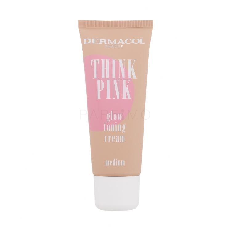 Dermacol Think Pink Glow Toning Cream Cremă BB pentru femei 30 ml Nuanţă 2 Medium