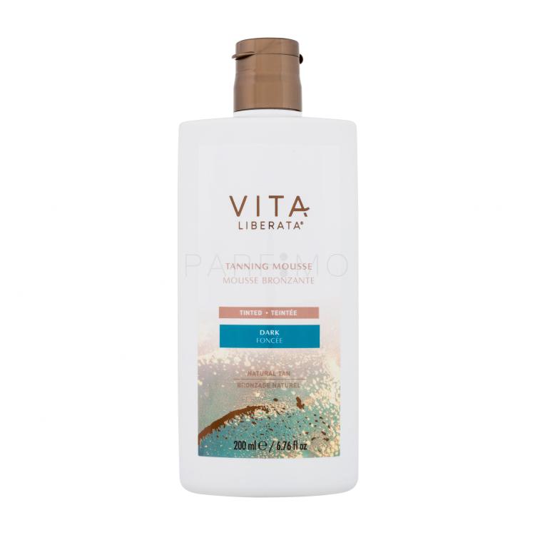 Vita Liberata Tanning Mousse Tinted Autobronzant pentru femei 200 ml Nuanţă Dark Cutie cu defect