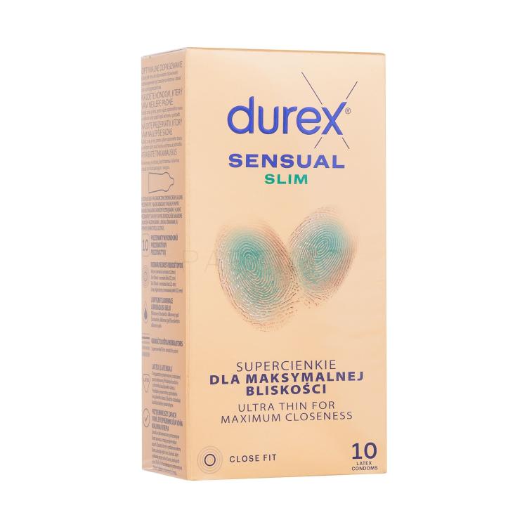 Durex Sensual Slim Prezervative pentru bărbați Set