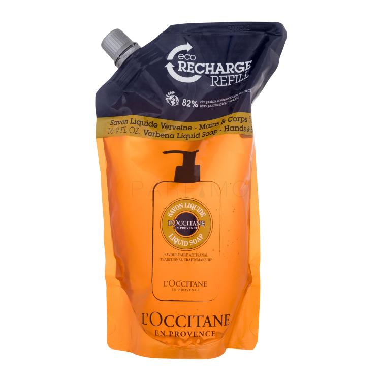 L&#039;Occitane Verveine (Verbena) Liquid Soap Săpun lichid pentru femei Rezerva 500 ml