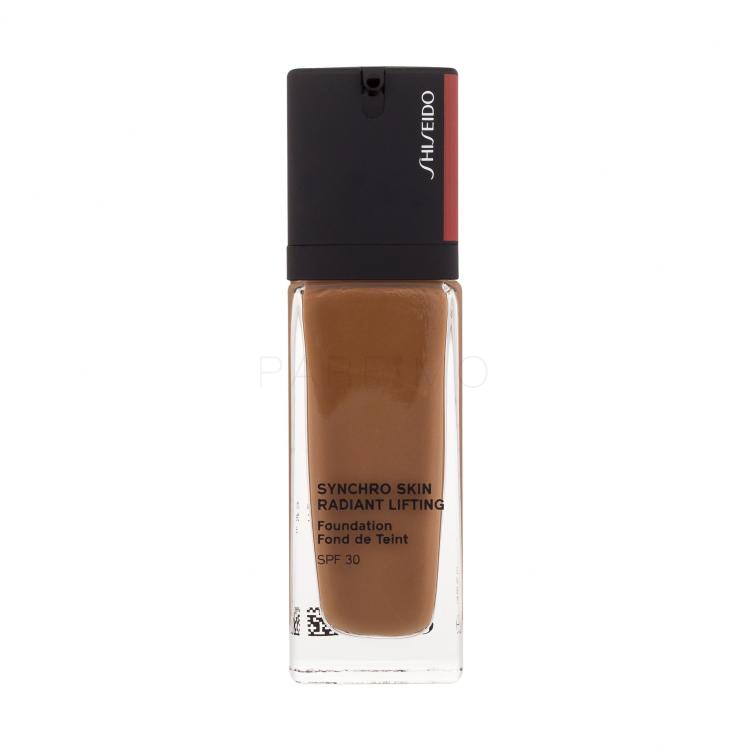 Shiseido Synchro Skin Radiant Lifting SPF30 Fond de ten pentru femei 30 ml Nuanţă 510 Suede