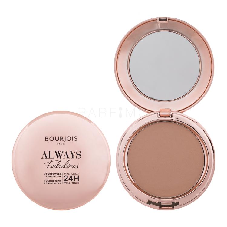 BOURJOIS Paris Always Fabulous Powder Foundation SPF20 Fond de ten pentru femei 7 g Nuanţă 300 Rose Sand