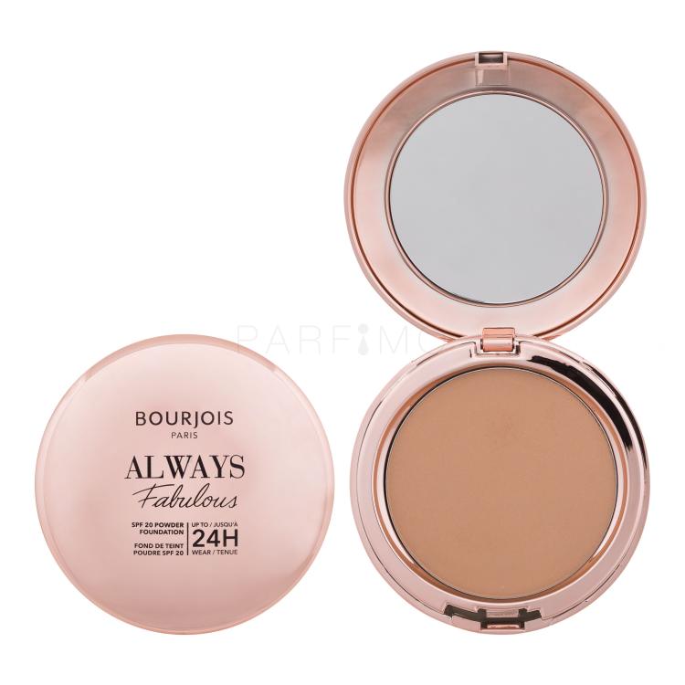 BOURJOIS Paris Always Fabulous Powder Foundation SPF20 Fond de ten pentru femei 7 g Nuanţă 210 Vanilla