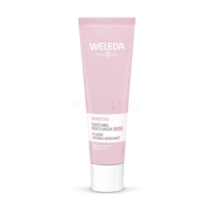 Weleda Sensitive Soothing Moisturiser Light Cremă de zi pentru femei 30 ml