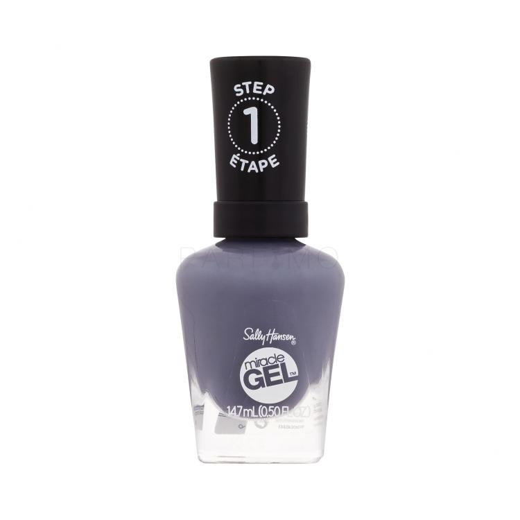 Sally Hansen Miracle Gel Lac de unghii pentru femei 14,7 ml Nuanţă 809 Slate-r Girl