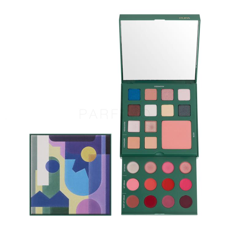 Pupa Pupart M Make-Up Palette Green Palete de machiaj pentru femei 18,8 g