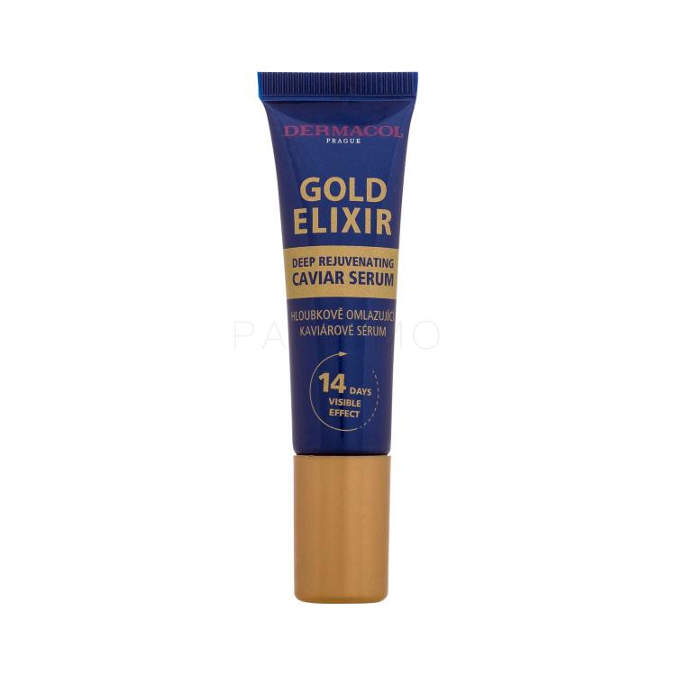 Dermacol Gold Elixir Deep Rejuvenating Caviar Serum Ser facial pentru femei 12 ml