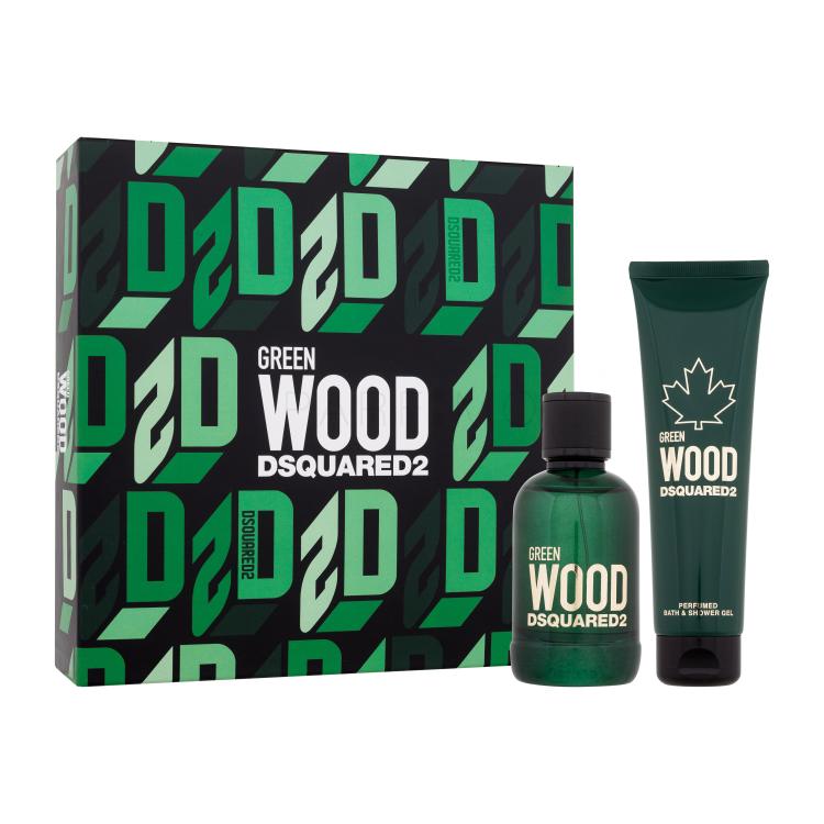 Dsquared2 Green Wood Set cadou Apă de toaletă 100 ml + gel de duș 150 ml