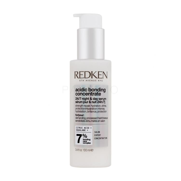 Redken Acidic Bonding Concentrate 24/7 Night &amp; Day Serum Tratament de păr pentru femei 100 ml Cutie cu defect