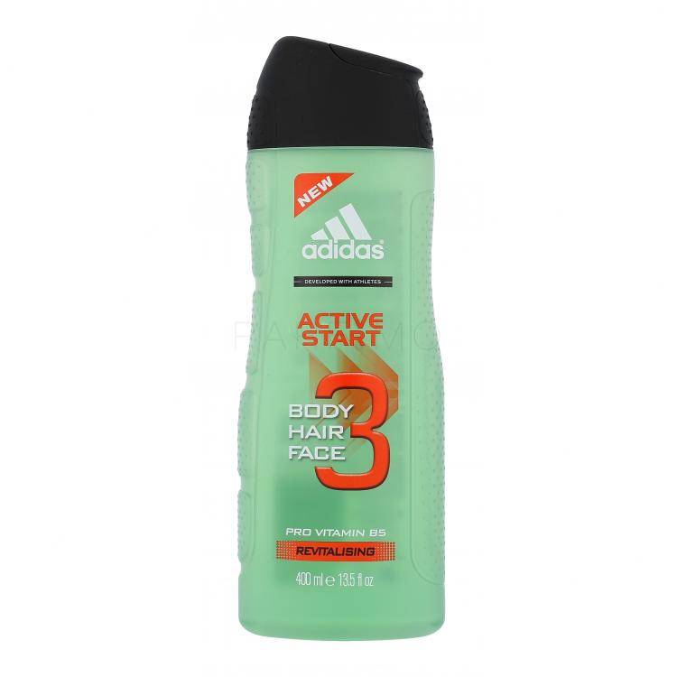 Adidas 3in1 Active Start Gel de duș pentru bărbați 400 ml