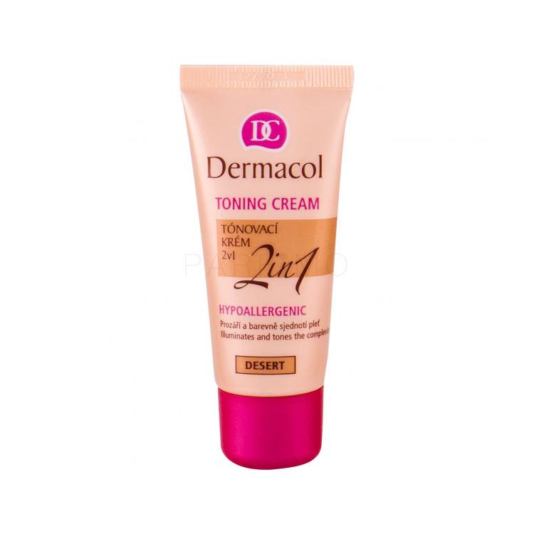 Dermacol Toning Cream 2in1 Cremă BB pentru femei 30 ml Nuanţă Desert