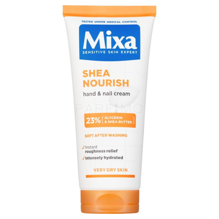 Mixa Shea Nourish Hand &amp; Nail Cream Cremă de mâini 100 ml