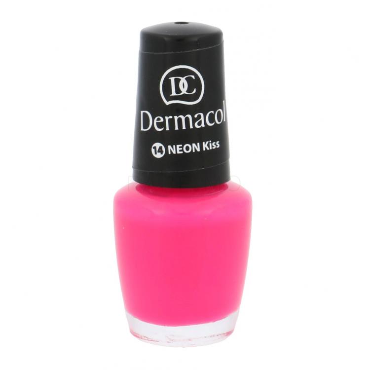 Dermacol Neon Lac de unghii pentru femei 5 ml Nuanţă 14 Kiss