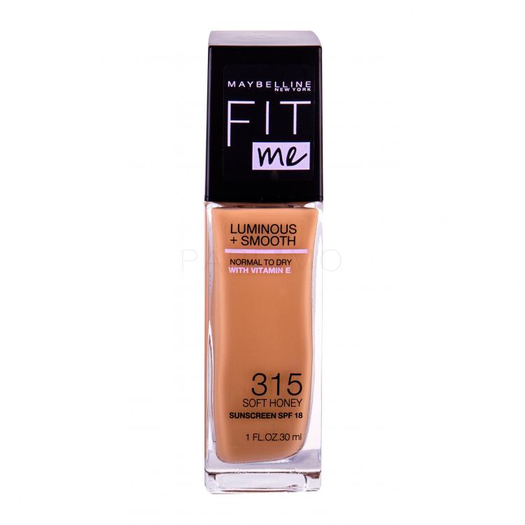 Maybelline Fit Me! SPF18 Fond de ten pentru femei 30 ml Nuanţă 315 Soft Honey